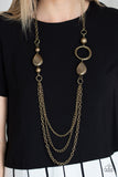 Rebels Have More Fun - Brass Necklace - Box 6 - Brass