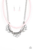 Bow Before The Queen - Pink Necklace - LOP 7/19 - Life Of The Party - Box 6 - Pink