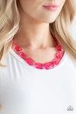 ICE Versa - Pink Necklace - Life Of The Party - May/19 - Box 3 - Pink