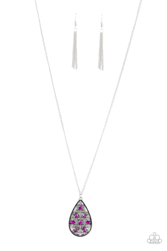 Gala Glimmer - Pink Necklace - Box 5 - Pink