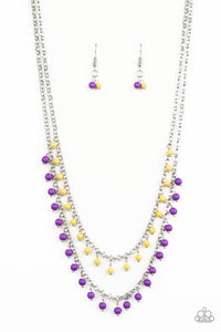 Dainty Distraction - Purple Necklace - Box 5 - Purple