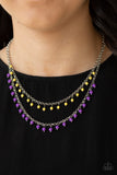 Dainty Distraction - Purple Necklace - Box 5 - Purple