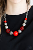 Sugar, Sugar - Red Necklace - Box 4 - Red