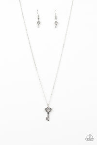 Lock Up Your Valables - White Necklace - LOP - 6/19 - White