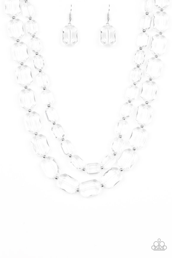 Ice Bank - White Necklace - Box 2 - White