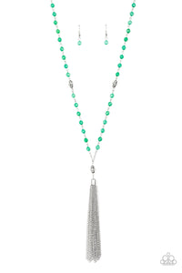 Tassel Takeover - Green Necklace - Box 7 - Green