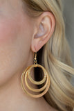 Tempting Texture - Gold Earrings