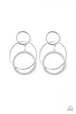 Metro Bliss - White Post Earring - Box 2 - White - LOP - Jan 2020