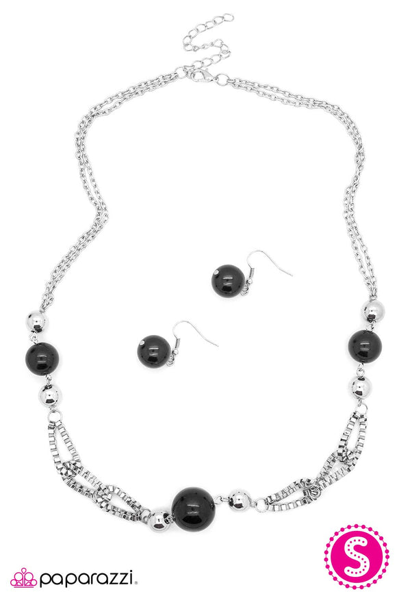 Calm & Connected - Black Necklace - Box 8 - Black