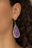 Oasis Sheen - Purple Earring