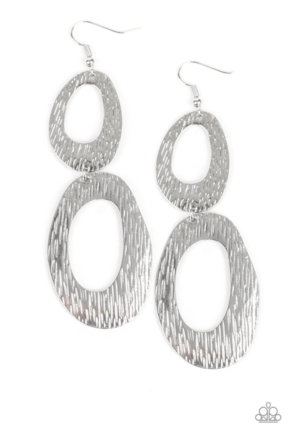 I've SHEEN It All - Silver Earrings