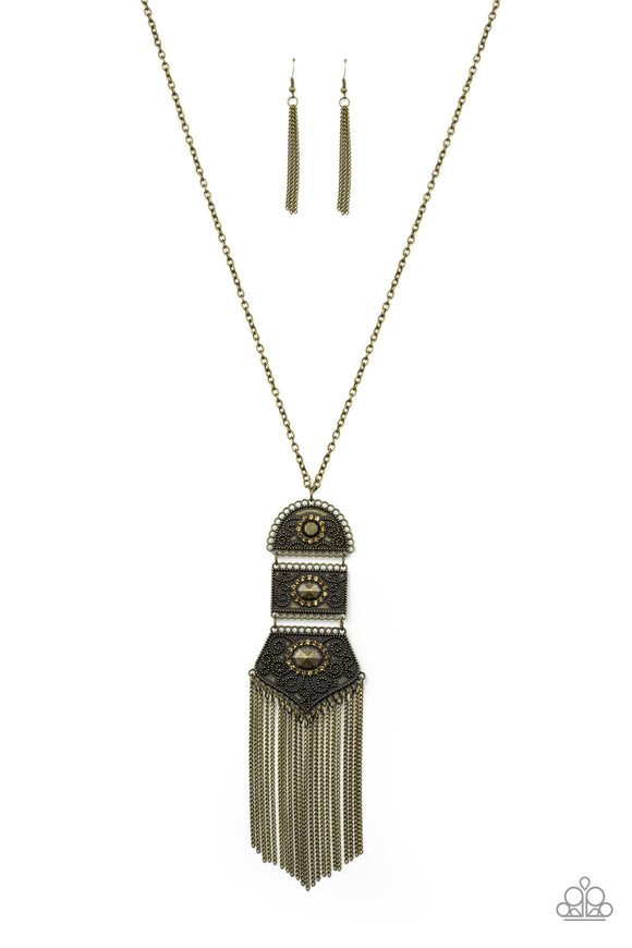 Tassel Tycoon - Brass Necklace - Box 6 - Brass