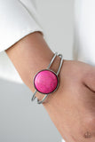 Sandstone Serenity - Pink Cuff Bracelet