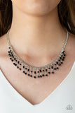 Sporadic Sparkle - Black Necklace - Box 11 - Black