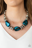 Colorfully Confident - Blue Necklace - Box 3 - Blue