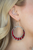 Ka-POW Dazzle - Red Earring - Box RedE1