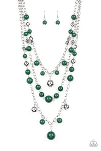 The Partygoer - Green Necklace - Box 6 - Green