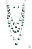 The Partygoer - Green Necklace - Box 6 - Green