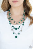 The Partygoer - Green Necklace - Box 6 - Green