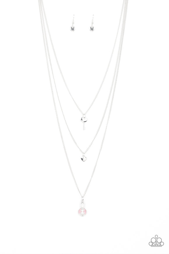 Secret HEART - Pink Necklace - Box 2 - Pink