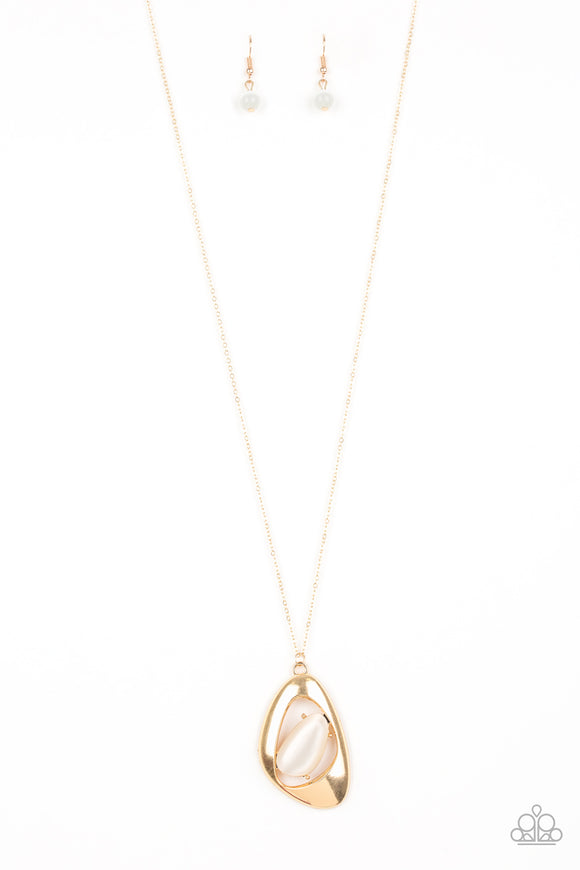 Asymmetrical Bliss - Gold Necklace - Box 2 - Gold