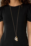 Asymmetrical Bliss - Gold Necklace - Box 2 - Gold