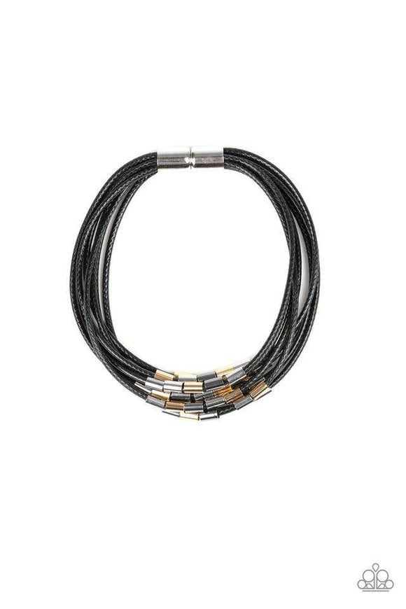 Lay Low - Black Magnetic Bracelet