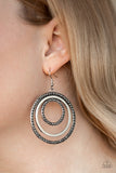 Rippling Refinement - Silver Earrings