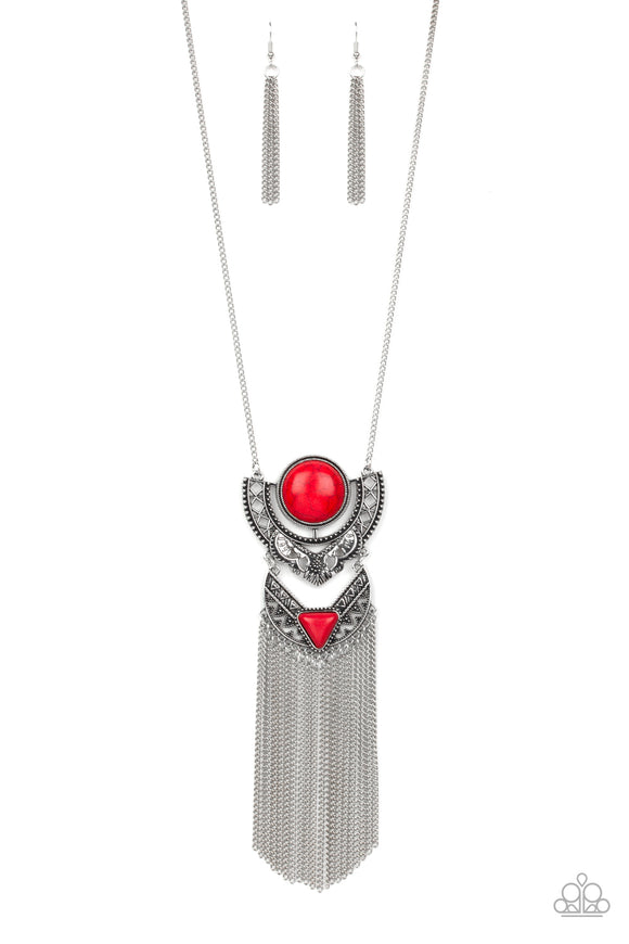 Spirit Trek - Red Necklace - Box 4 - Red