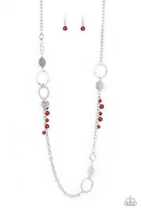 Unapologetic Flirt - Red Necklace - Box 3 - Red