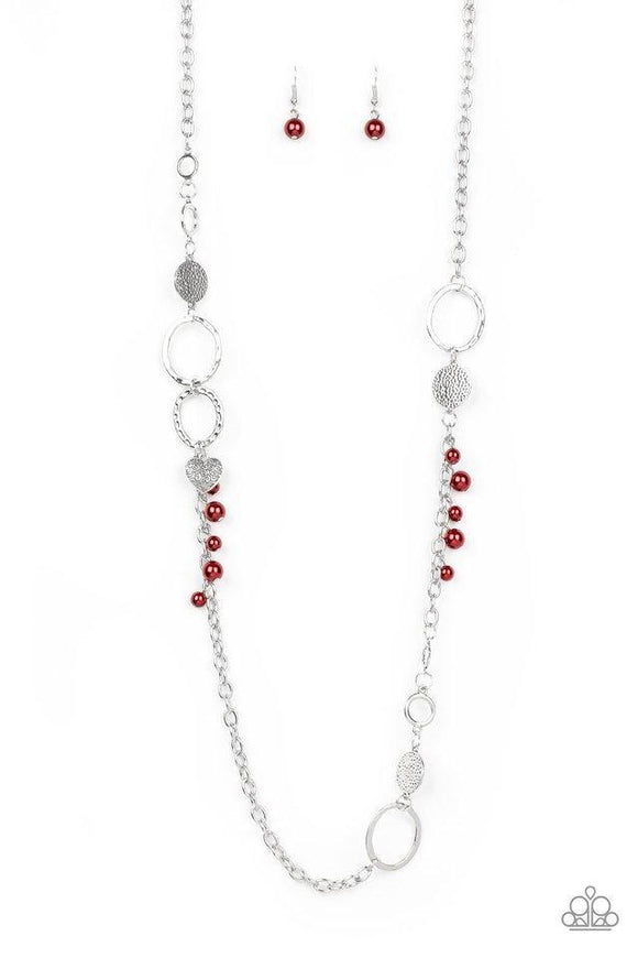 Unapologetic Flirt - Red Necklace - Box 3 - Red