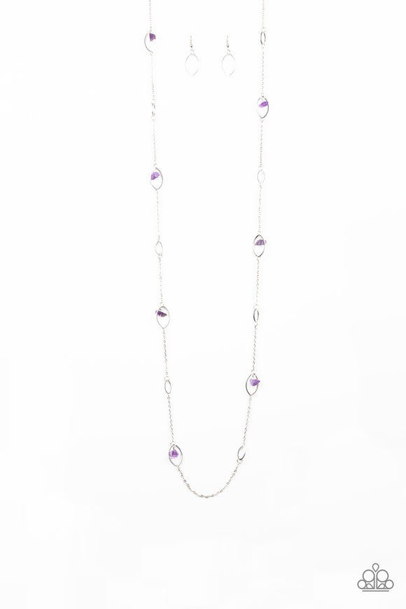 Rocky Razzle - Purple Necklace - Box 5 - Purple