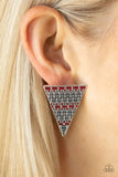 Terra Tricolor - Red Post Earring - Box 1 - Red