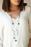 Dazzle The Crowd - Blue Necklace - Box 4 - Blue