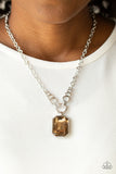 Queen Bling - Brown Necklace - Box 2 - Brown