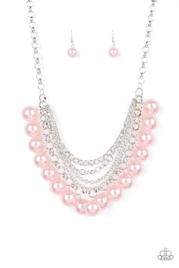 One-Way WALL STREET - Pink Necklace - Box 4 - Pink