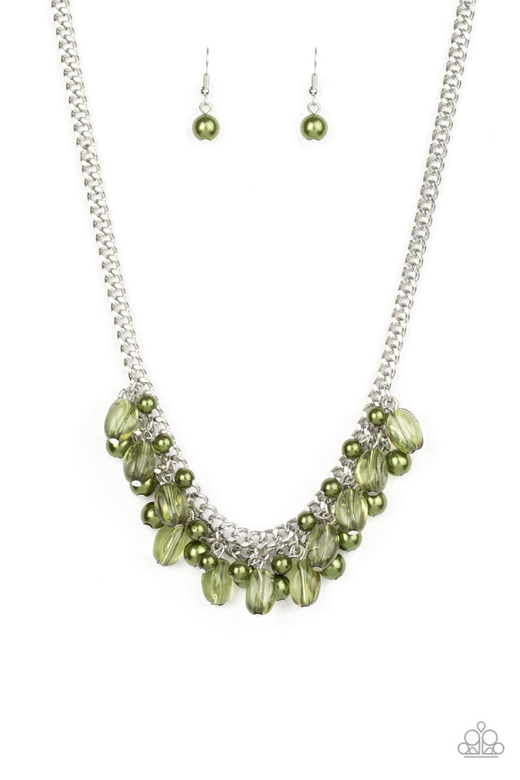 5th Avenue Flirtation - Green Necklace - Box 5 - Green