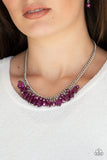 5th Avenue Flirtation - Purple Necklace - Box 1 - Purple