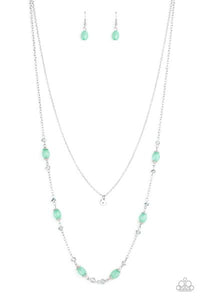 Irresistibly Iridescent - Green Necklace - Box 6 - Green