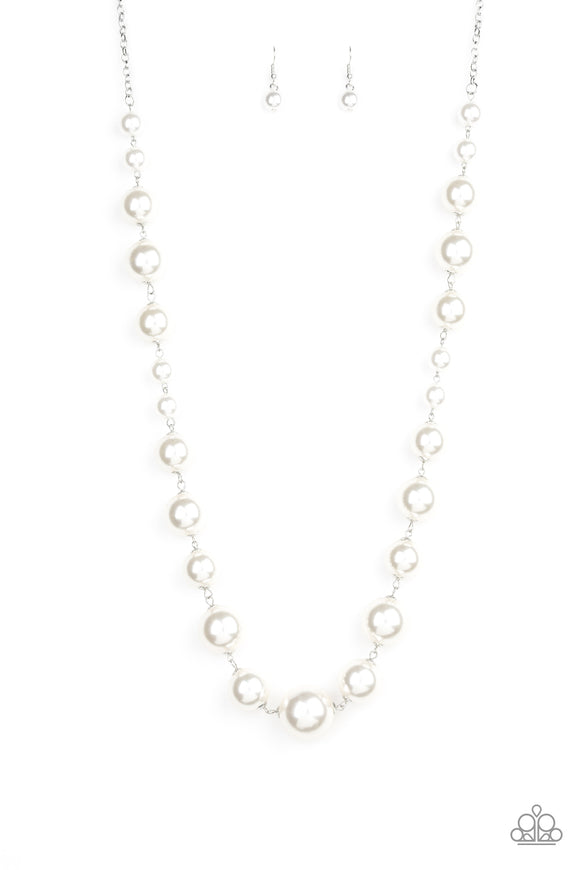 Pearl Prodigy - White Necklace - Box 8 - White - Life of The Party - 3/20