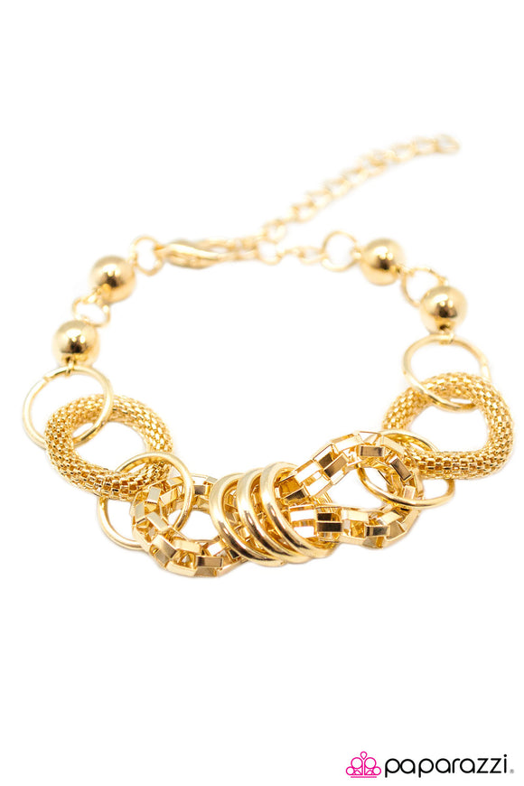 Battle Of The Glam - Gold Bracelet - Clasp Gold Box