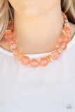 Bubbly Beauty - Orange Necklace - Box 3 - Orange