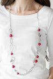 All About Me - Red Necklace - Box 7 - Red