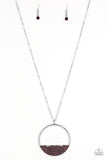 Bet Your Bottom Dollar - Purple Necklace - Box 5 - Purple
