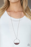 Bet Your Bottom Dollar - Purple Necklace - Box 5 - Purple