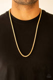 Boxed In - Gold Necklace - Men's Line