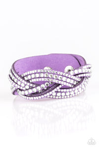 Bring On The Bling - Purple Urban Bracelet