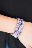 Bring On The Bling - Purple Urban Bracelet