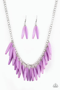 Full Of Flavor - Purple Necklace - Box 6