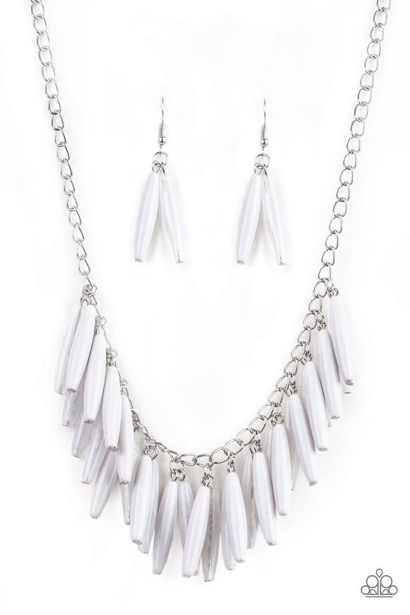 Full Of Flavor - White Necklace - Box 11 - White